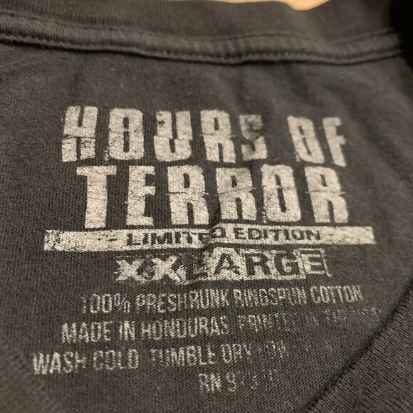 Terror Threads Friday The 13th Part 3 House of Terror Limited Men's XXL T-Shirt - Picture 3 of 6